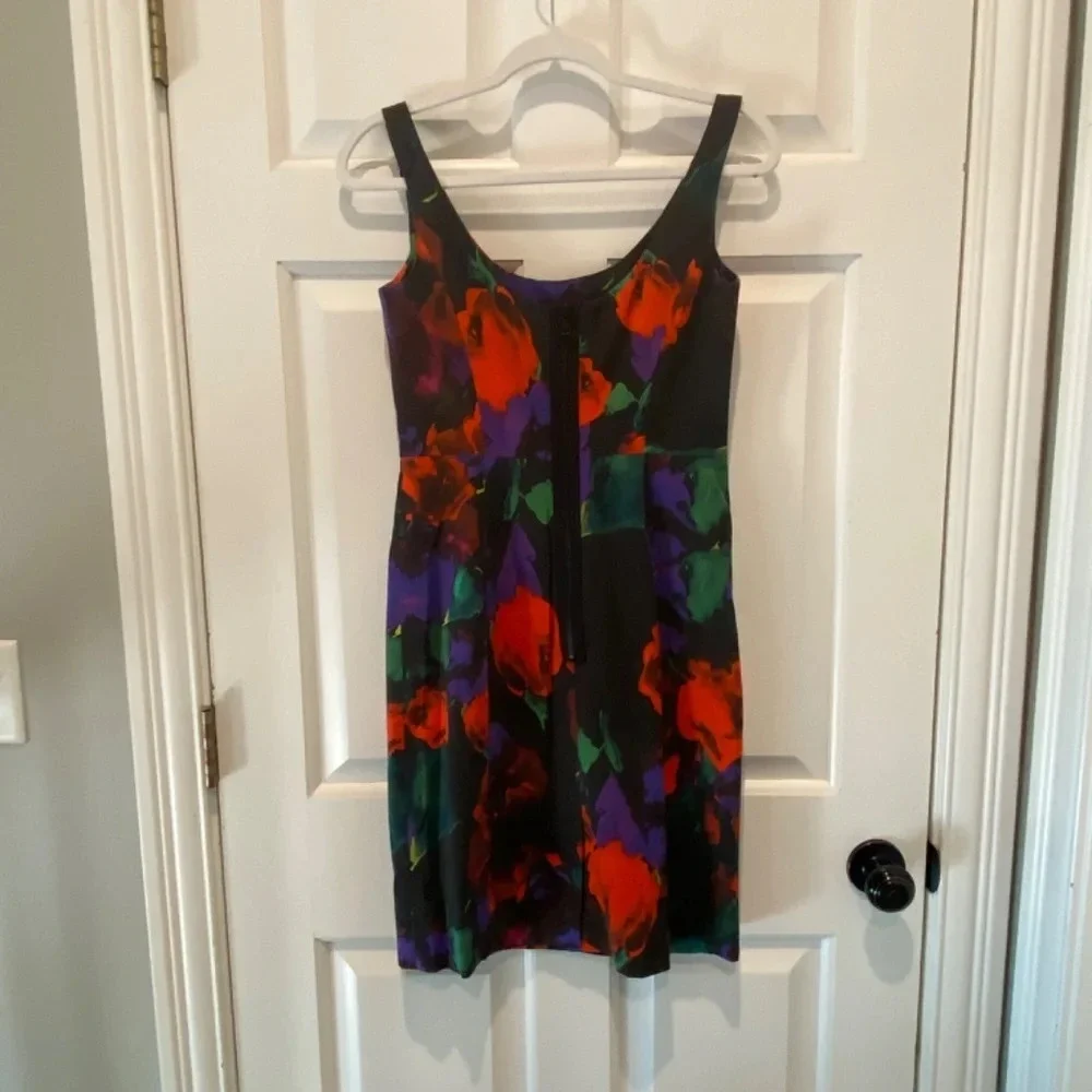 Milly Sophia abstract floral sheath dress Multicolored 16659